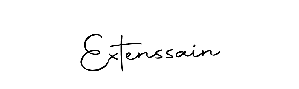 The best way (Autography-DOLnW) to make a short signature is to pick only two or three words in your name. The name Extenssain include a total of six letters. For converting this name. Extenssain signature style 10 images and pictures png