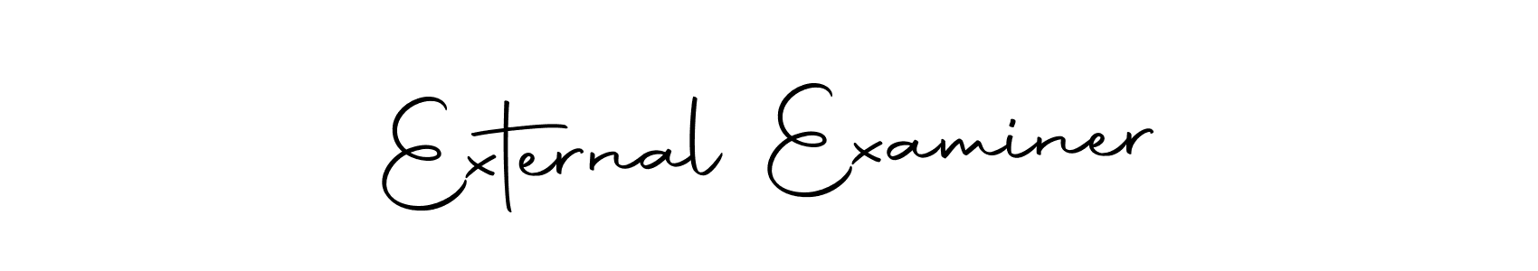 Also we have External Examiner name is the best signature style. Create professional handwritten signature collection using Autography-DOLnW autograph style. External Examiner signature style 10 images and pictures png