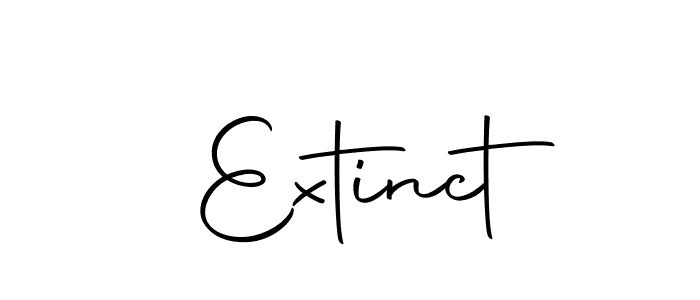 How to make Extinct name signature. Use Autography-DOLnW style for creating short signs online. This is the latest handwritten sign. Extinct signature style 10 images and pictures png