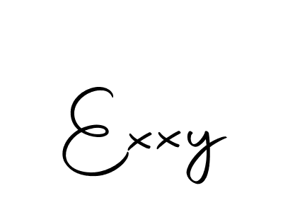 How to make Exxy signature? Autography-DOLnW is a professional autograph style. Create handwritten signature for Exxy name. Exxy signature style 10 images and pictures png