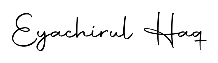 Also You can easily find your signature by using the search form. We will create Eyachirul Haq name handwritten signature images for you free of cost using Autography-DOLnW sign style. Eyachirul Haq signature style 10 images and pictures png