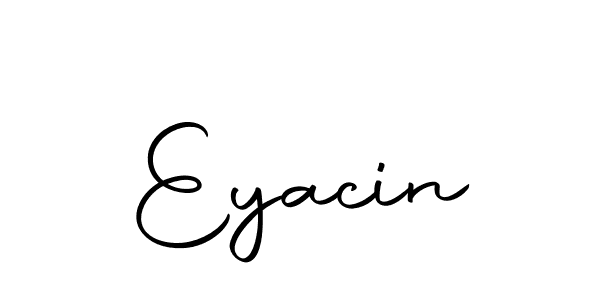 Eyacin stylish signature style. Best Handwritten Sign (Autography-DOLnW) for my name. Handwritten Signature Collection Ideas for my name Eyacin. Eyacin signature style 10 images and pictures png