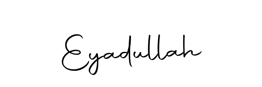 Make a beautiful signature design for name Eyadullah. Use this online signature maker to create a handwritten signature for free. Eyadullah signature style 10 images and pictures png