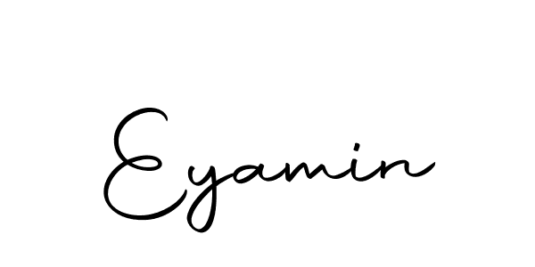 You should practise on your own different ways (Autography-DOLnW) to write your name (Eyamin) in signature. don't let someone else do it for you. Eyamin signature style 10 images and pictures png