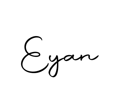 Make a beautiful signature design for name Eyan. Use this online signature maker to create a handwritten signature for free. Eyan signature style 10 images and pictures png