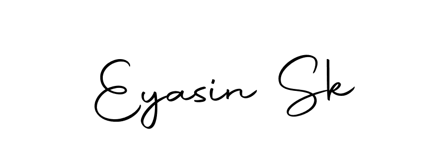 Design your own signature with our free online signature maker. With this signature software, you can create a handwritten (Autography-DOLnW) signature for name Eyasin Sk. Eyasin Sk signature style 10 images and pictures png