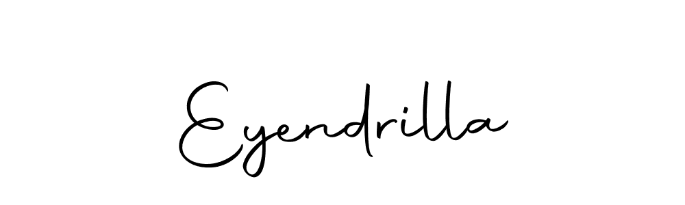 Create a beautiful signature design for name Eyendrilla. With this signature (Autography-DOLnW) fonts, you can make a handwritten signature for free. Eyendrilla signature style 10 images and pictures png