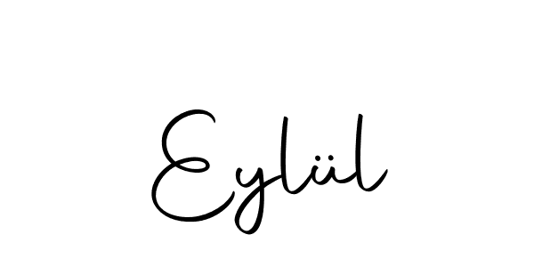 The best way (Autography-DOLnW) to make a short signature is to pick only two or three words in your name. The name Eylül include a total of six letters. For converting this name. Eylül signature style 10 images and pictures png