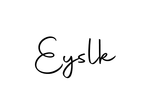 if you are searching for the best signature style for your name Eyslk. so please give up your signature search. here we have designed multiple signature styles  using Autography-DOLnW. Eyslk signature style 10 images and pictures png