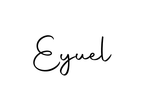 Create a beautiful signature design for name Eyuel. With this signature (Autography-DOLnW) fonts, you can make a handwritten signature for free. Eyuel signature style 10 images and pictures png
