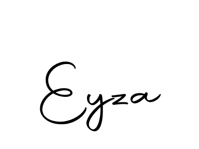 Eyza stylish signature style. Best Handwritten Sign (Autography-DOLnW) for my name. Handwritten Signature Collection Ideas for my name Eyza. Eyza signature style 10 images and pictures png