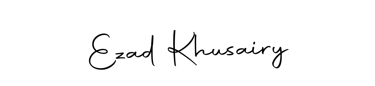 Similarly Autography-DOLnW is the best handwritten signature design. Signature creator online .You can use it as an online autograph creator for name Ezad Khusairy. Ezad Khusairy signature style 10 images and pictures png