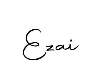 You should practise on your own different ways (Autography-DOLnW) to write your name (Ezai) in signature. don't let someone else do it for you. Ezai signature style 10 images and pictures png