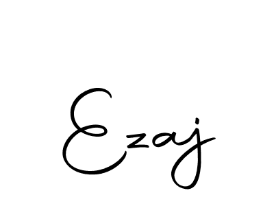 The best way (Autography-DOLnW) to make a short signature is to pick only two or three words in your name. The name Ezaj include a total of six letters. For converting this name. Ezaj signature style 10 images and pictures png
