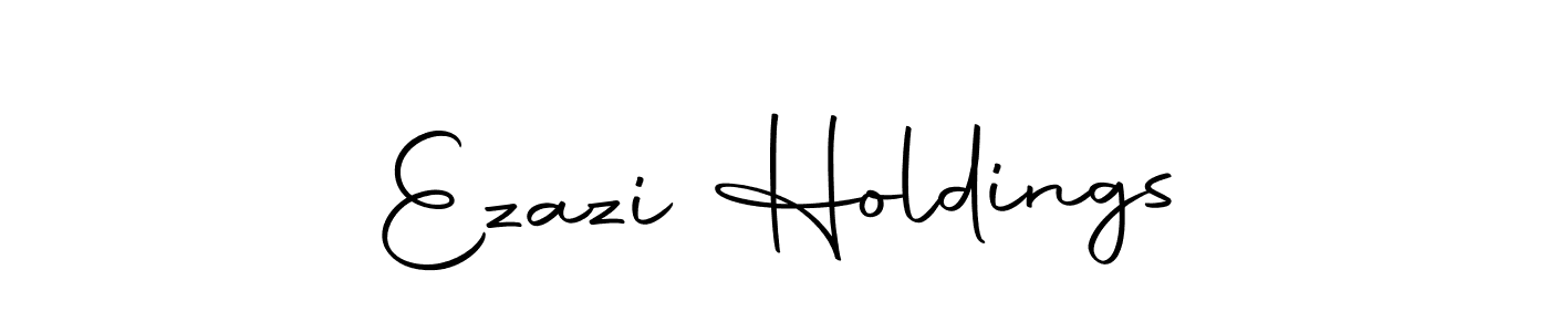 if you are searching for the best signature style for your name Ezazi Holdings. so please give up your signature search. here we have designed multiple signature styles  using Autography-DOLnW. Ezazi Holdings signature style 10 images and pictures png