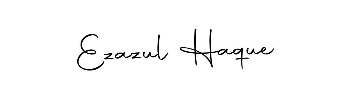 Similarly Autography-DOLnW is the best handwritten signature design. Signature creator online .You can use it as an online autograph creator for name Ezazul Haque. Ezazul Haque signature style 10 images and pictures png