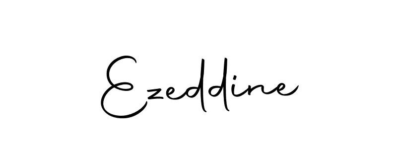 Make a beautiful signature design for name Ezeddine. With this signature (Autography-DOLnW) style, you can create a handwritten signature for free. Ezeddine signature style 10 images and pictures png