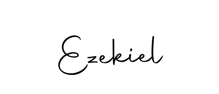 Create a beautiful signature design for name Ezekiel. With this signature (Autography-DOLnW) fonts, you can make a handwritten signature for free. Ezekiel signature style 10 images and pictures png