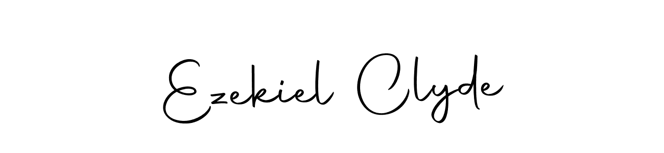 Design your own signature with our free online signature maker. With this signature software, you can create a handwritten (Autography-DOLnW) signature for name Ezekiel Clyde. Ezekiel Clyde signature style 10 images and pictures png