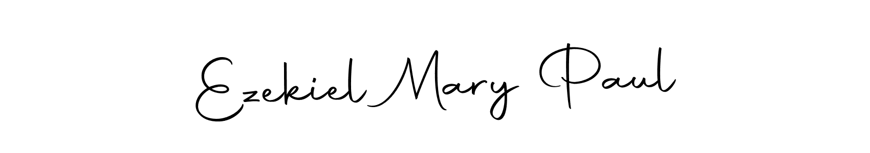 Design your own signature with our free online signature maker. With this signature software, you can create a handwritten (Autography-DOLnW) signature for name Ezekiel Mary Paul. Ezekiel Mary Paul signature style 10 images and pictures png