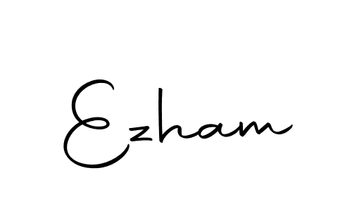 The best way (Autography-DOLnW) to make a short signature is to pick only two or three words in your name. The name Ezham include a total of six letters. For converting this name. Ezham signature style 10 images and pictures png