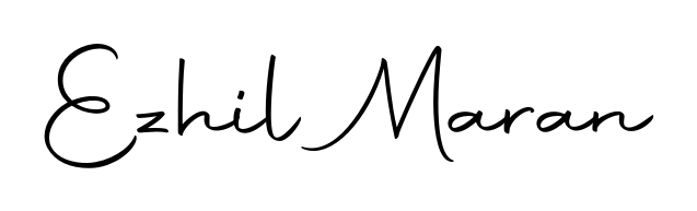 An effortless, minimalist signature concept for Ezhil Maran using Autography-DOLnW design. Clean lines that look great on any document. Ezhil Maran signature style 10 images and pictures png