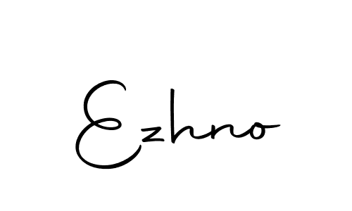 Use a signature maker to create a handwritten signature online. With this signature software, you can design (Autography-DOLnW) your own signature for name Ezhno. Ezhno signature style 10 images and pictures png