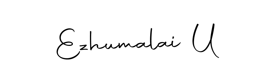 if you are searching for the best signature style for your name Ezhumalai U. so please give up your signature search. here we have designed multiple signature styles  using Autography-DOLnW. Ezhumalai U signature style 10 images and pictures png