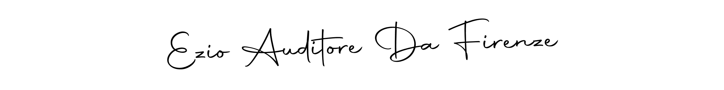 Create a beautiful signature design for name Ezio Auditore Da Firenze. With this signature (Autography-DOLnW) fonts, you can make a handwritten signature for free. Ezio Auditore Da Firenze signature style 10 images and pictures png