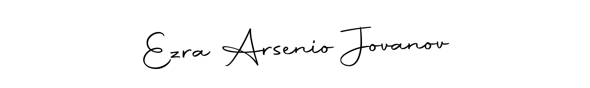 It looks lik you need a new signature style for name Ezra Arsenio Jovanov. Design unique handwritten (Autography-DOLnW) signature with our free signature maker in just a few clicks. Ezra Arsenio Jovanov signature style 10 images and pictures png