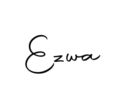 Design your own signature with our free online signature maker. With this signature software, you can create a handwritten (Autography-DOLnW) signature for name Ezwa. Ezwa signature style 10 images and pictures png