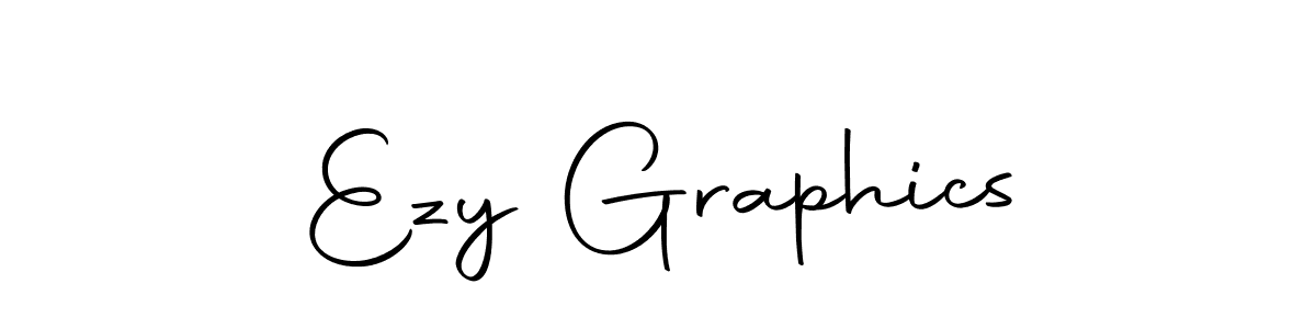Create a beautiful signature design for name Ezy Graphics. With this signature (Autography-DOLnW) fonts, you can make a handwritten signature for free. Ezy Graphics signature style 10 images and pictures png
