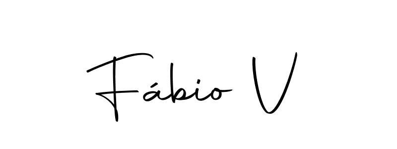 Here are the top 10 professional signature styles for the name Fábio V. These are the best autograph styles you can use for your name. Fábio V signature style 10 images and pictures png