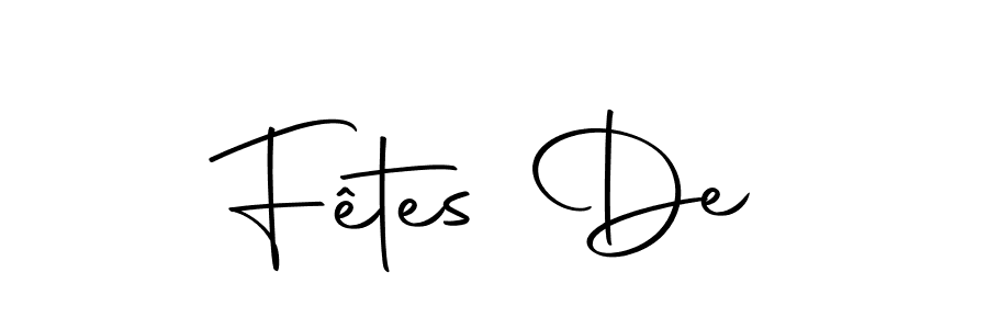 Similarly Autography-DOLnW is the best handwritten signature design. Signature creator online .You can use it as an online autograph creator for name Fêtes De. Fêtes De signature style 10 images and pictures png