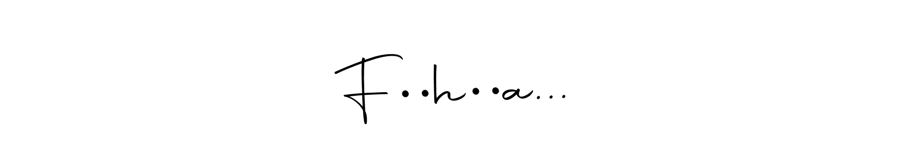 Make a beautiful signature design for name F••h••a.... With this signature (Autography-DOLnW) style, you can create a handwritten signature for free. F••h••a... signature style 10 images and pictures png