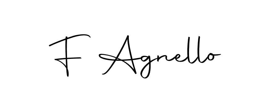 Use a signature maker to create a handwritten signature online. With this signature software, you can design (Autography-DOLnW) your own signature for name F Agnello. F Agnello signature style 10 images and pictures png