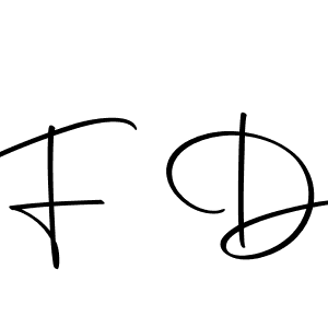 Use a signature maker to create a handwritten signature online. With this signature software, you can design (Autography-DOLnW) your own signature for name F D. F D signature style 10 images and pictures png