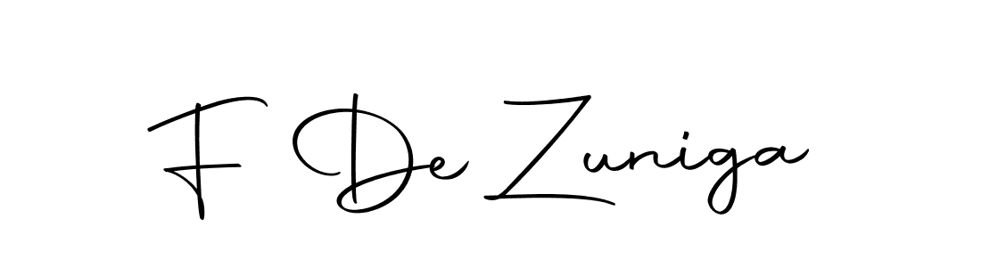 How to make F De Zuniga signature? Autography-DOLnW is a professional autograph style. Create handwritten signature for F De Zuniga name. F De Zuniga signature style 10 images and pictures png