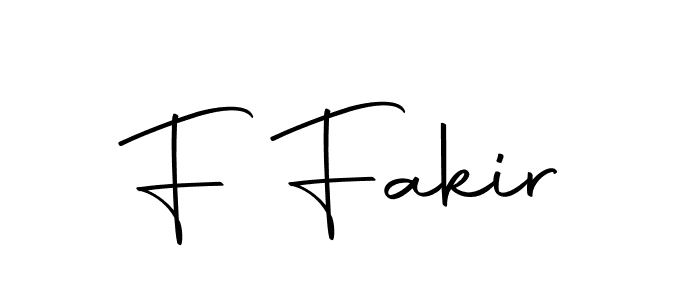 Make a beautiful signature design for name F Fakir. Use this online signature maker to create a handwritten signature for free. F Fakir signature style 10 images and pictures png