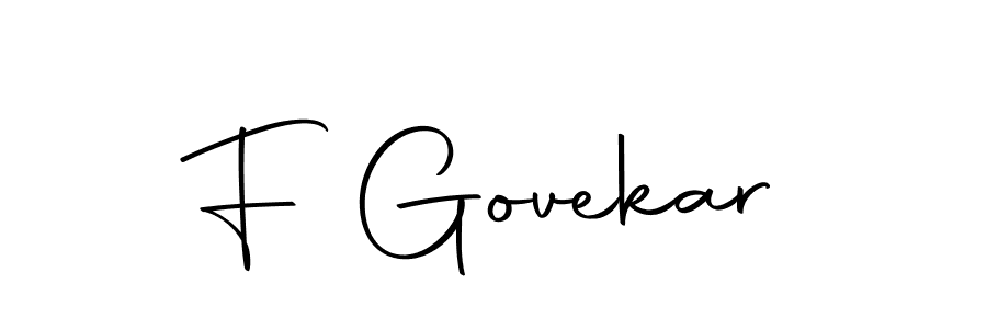 Here are the top 10 professional signature styles for the name F Govekar. These are the best autograph styles you can use for your name. F Govekar signature style 10 images and pictures png