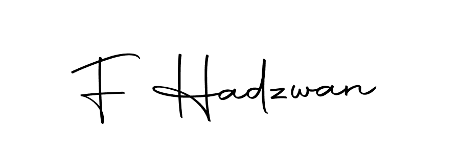 Once you've used our free online signature maker to create your best signature Autography-DOLnW style, it's time to enjoy all of the benefits that F Hadzwan name signing documents. F Hadzwan signature style 10 images and pictures png