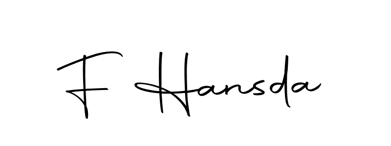 F Hansda stylish signature style. Best Handwritten Sign (Autography-DOLnW) for my name. Handwritten Signature Collection Ideas for my name F Hansda. F Hansda signature style 10 images and pictures png