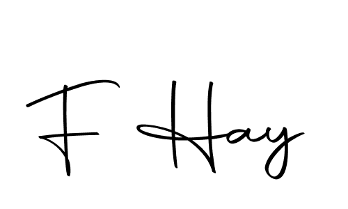 How to make F Hay name signature. Use Autography-DOLnW style for creating short signs online. This is the latest handwritten sign. F Hay signature style 10 images and pictures png