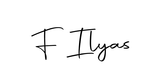 F Ilyas stylish signature style. Best Handwritten Sign (Autography-DOLnW) for my name. Handwritten Signature Collection Ideas for my name F Ilyas. F Ilyas signature style 10 images and pictures png