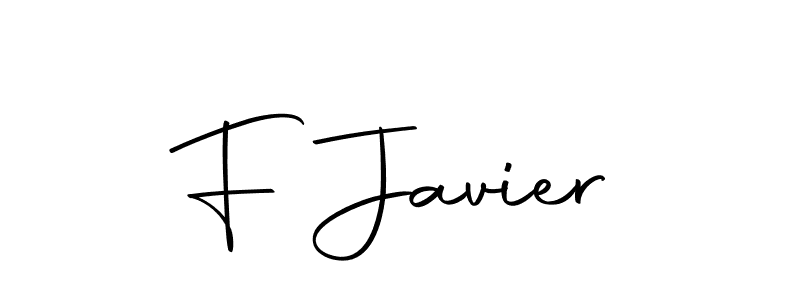 if you are searching for the best signature style for your name F Javier. so please give up your signature search. here we have designed multiple signature styles  using Autography-DOLnW. F Javier signature style 10 images and pictures png