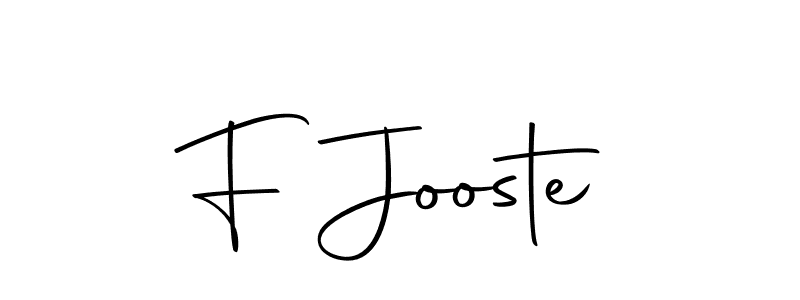 Design your own signature with our free online signature maker. With this signature software, you can create a handwritten (Autography-DOLnW) signature for name F Jooste. F Jooste signature style 10 images and pictures png