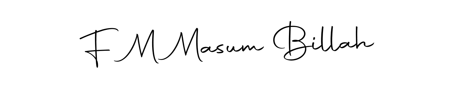 Also You can easily find your signature by using the search form. We will create F M Masum Billah name handwritten signature images for you free of cost using Autography-DOLnW sign style. F M Masum Billah signature style 10 images and pictures png