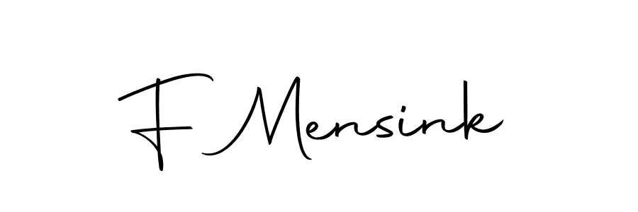 F Mensink stylish signature style. Best Handwritten Sign (Autography-DOLnW) for my name. Handwritten Signature Collection Ideas for my name F Mensink. F Mensink signature style 10 images and pictures png