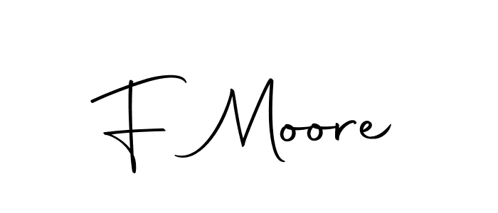 Make a beautiful signature design for name F Moore. With this signature (Autography-DOLnW) style, you can create a handwritten signature for free. F Moore signature style 10 images and pictures png