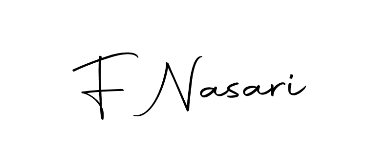 F Nasari stylish signature style. Best Handwritten Sign (Autography-DOLnW) for my name. Handwritten Signature Collection Ideas for my name F Nasari. F Nasari signature style 10 images and pictures png